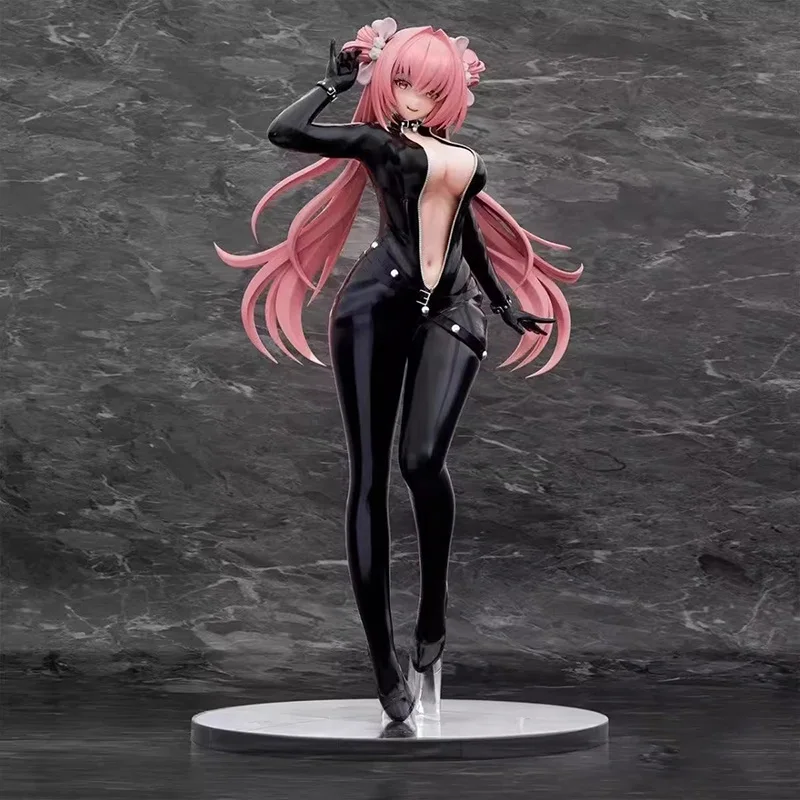 

В наличии Miss Riko плотно прилегающий агент наряд стоячая поза фигурка из ПВХ модель чехол для ПК украшение для рабочего стола орнамент подарок