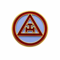 Royal Arch Circle Masonic Lapel Pin Gold Metal Masonic Brooch Badge Elegant Fashion Suit Jacket Accessories Gifts
