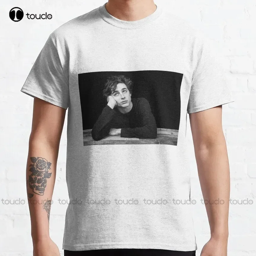 Timothee Chalamet Classic T-Shirt Birthday Shirt Custom Aldult Teen Unisex Fashion Funny New Xs-5Xl Fashion Funny New