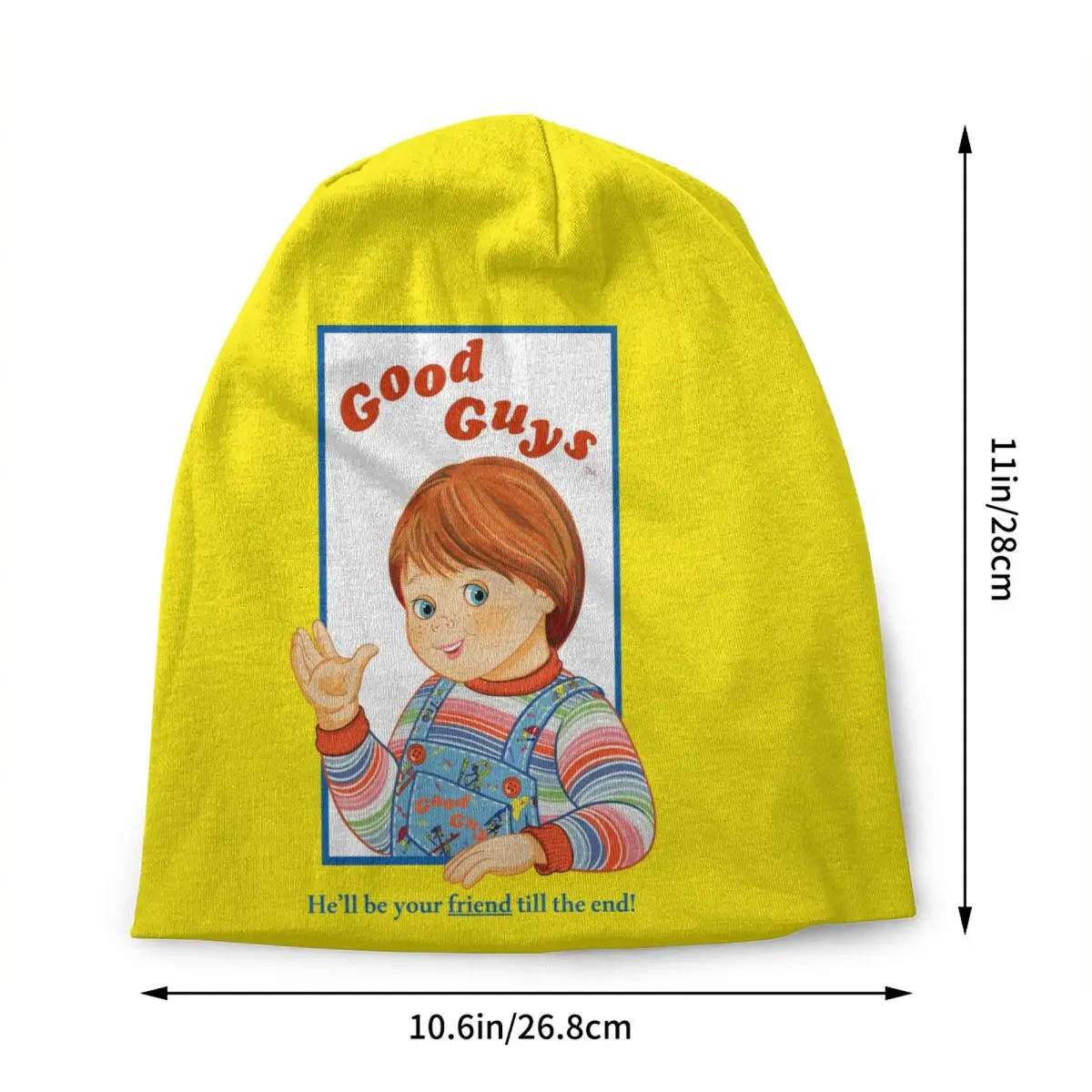 Child\'s Play Good Guys Chucky Bonnet Hat Knit Hat Men Women Hip Hop Unisex Adult Winter Warm Skullies Beanies Caps