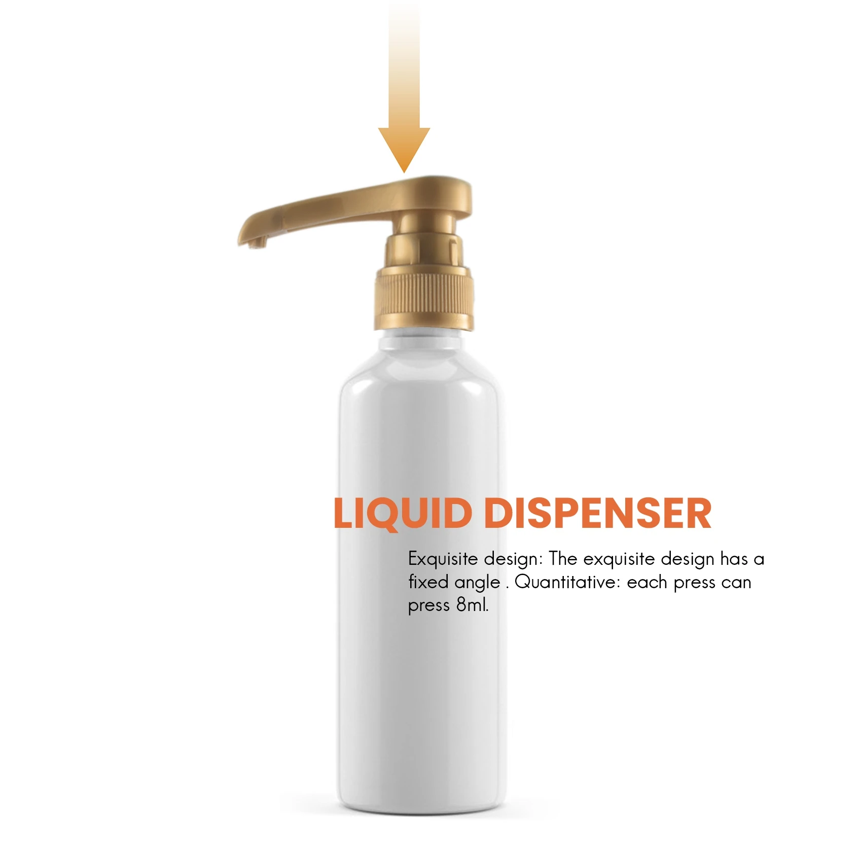 Coffee Milk Tea Dispenser Syrup Pump Black Liquid Dispenser For Torani Syrup Juice Bottle Dispenser Pump-Y48A