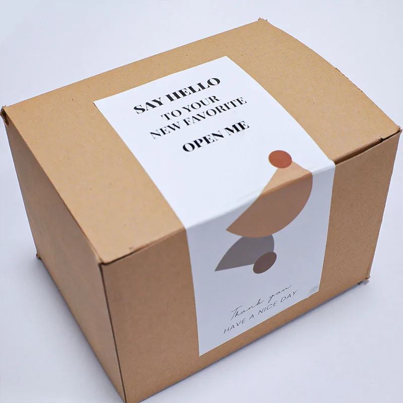 인감 라벨 감사 소기업 수제 선물 포장 장식 스티커, 이 패키지, 너무 만나 좋은 스티커, 50 개