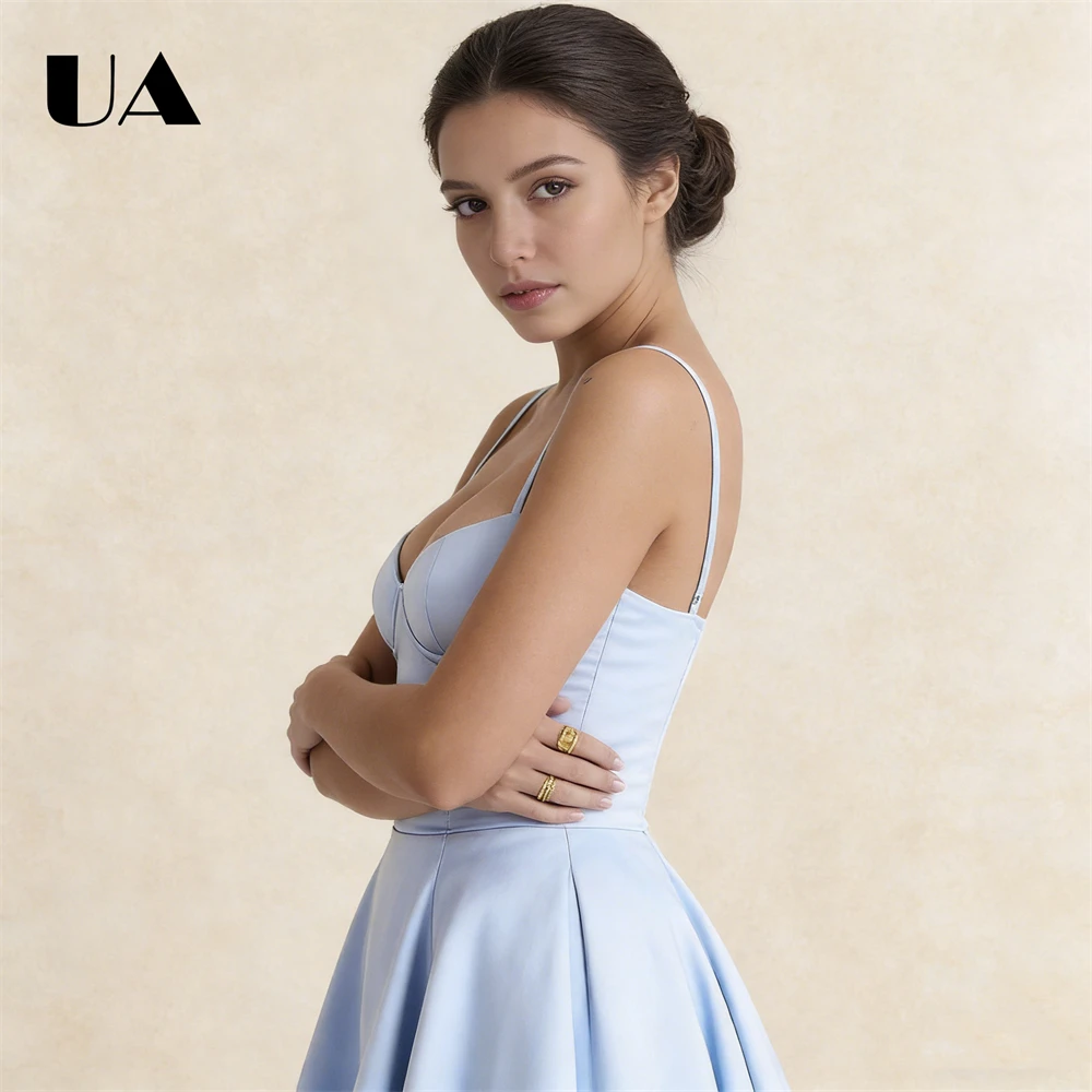 Abito formale elegante per matrimoni, eventi di gala e cocktail party. Colore e dimensioni personalizzabili disponibili Abito spaghetti in rete di raso