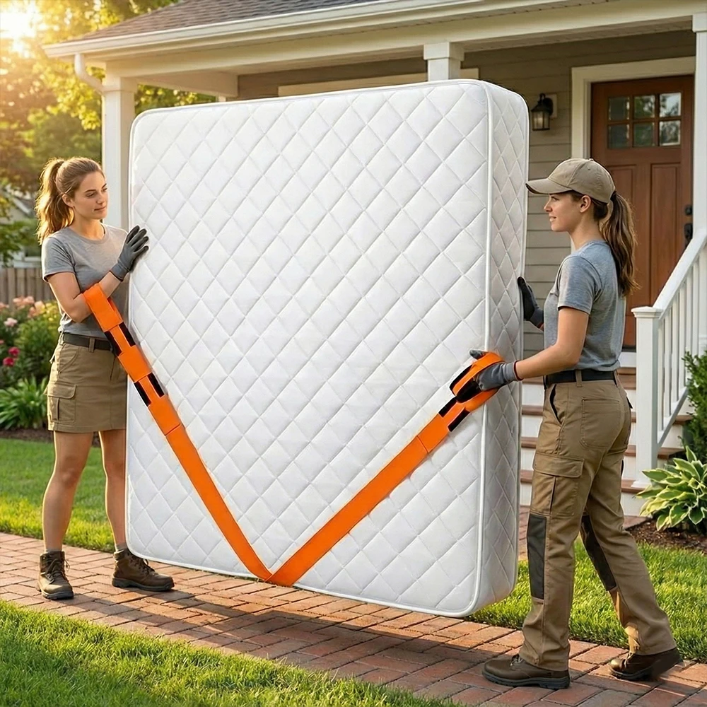 Furniture and Electrical Handling Straps Labor-saving Straps for Carrying Heavy Objects Reusable and Durable Straps for Moving