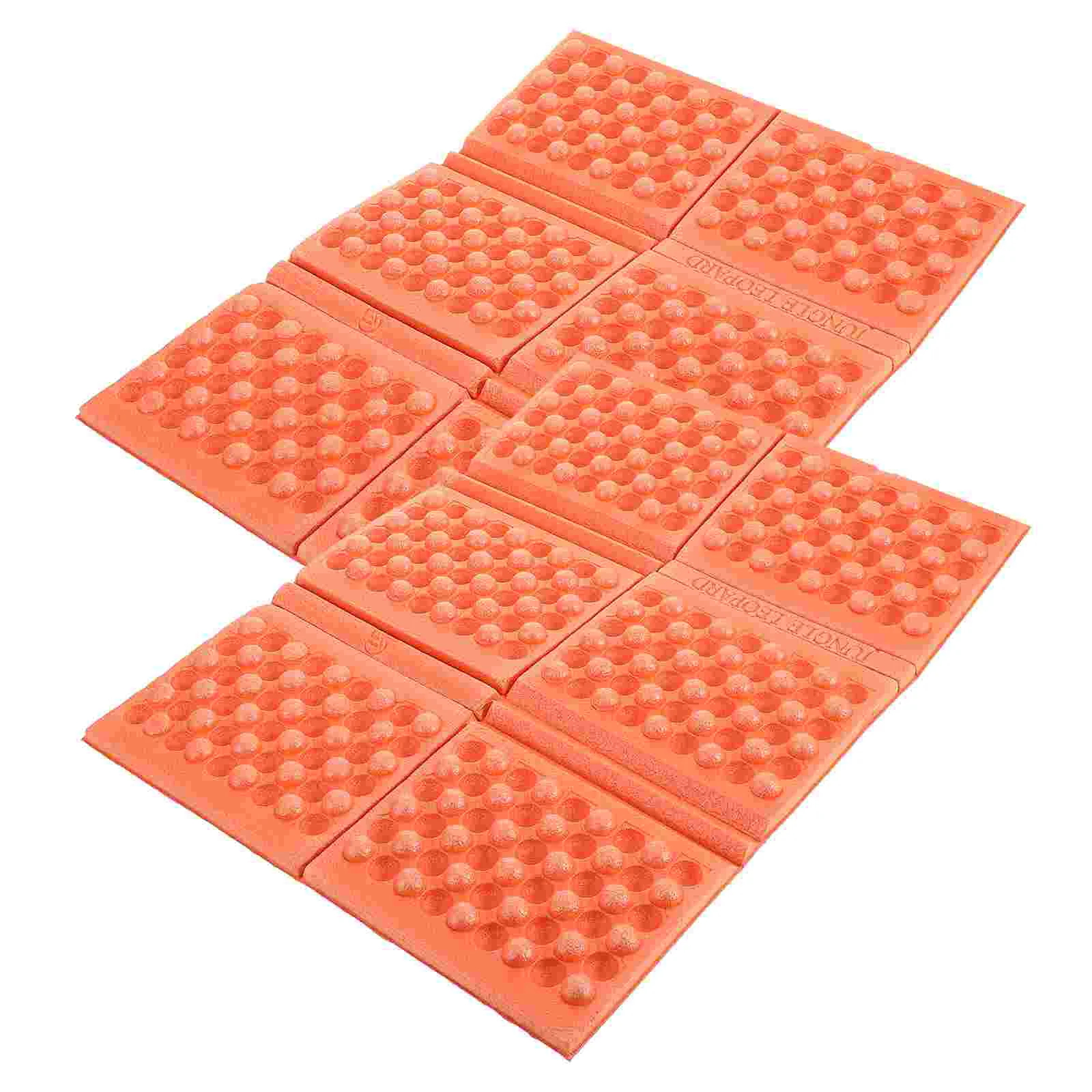 

2 Pcs Honeycomb Folding Cushion Camping Pad Sitting Mat Yoga Xpe Picnic Seats