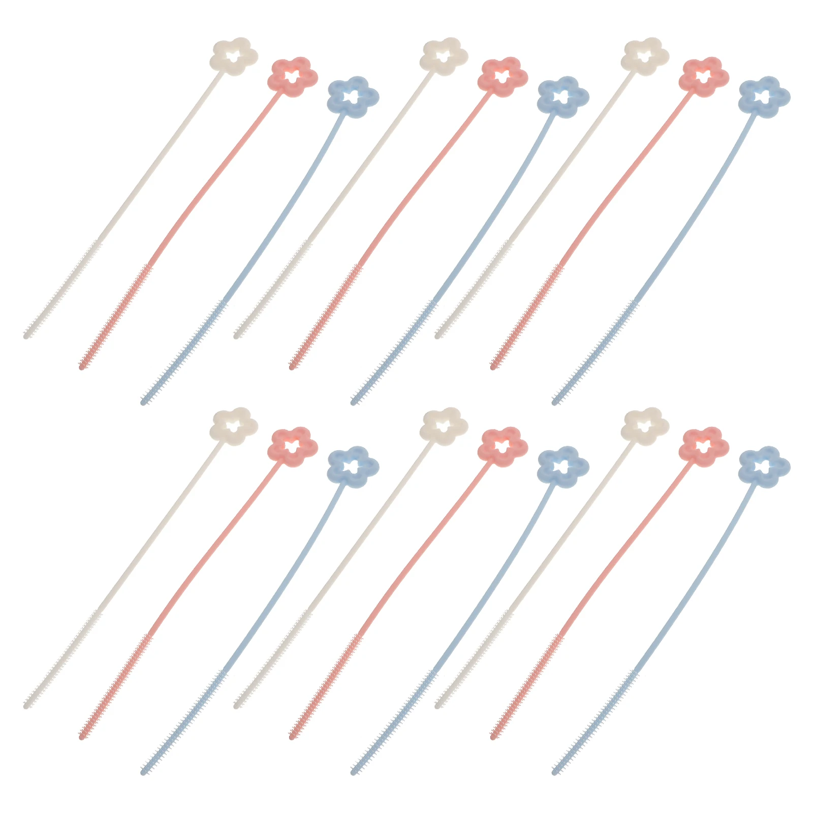 

30pcs Straw Long Handle Pipe Cleaners Baby Bottle Straw Cleaner Brush Set Cleaner Kitchen Tube Flexible Extended