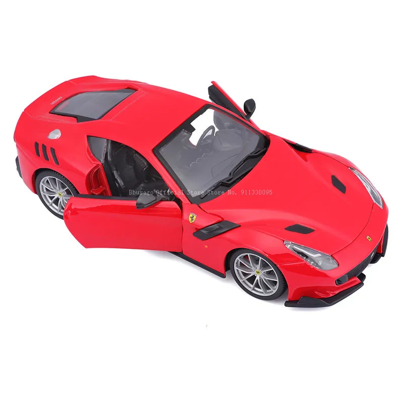 Bburago 1:24 Genuine Ferrari F12 TDF Car Model Die Casting Metal Children\'s Toy Boyfriend Gift Simulation Alloy Collection