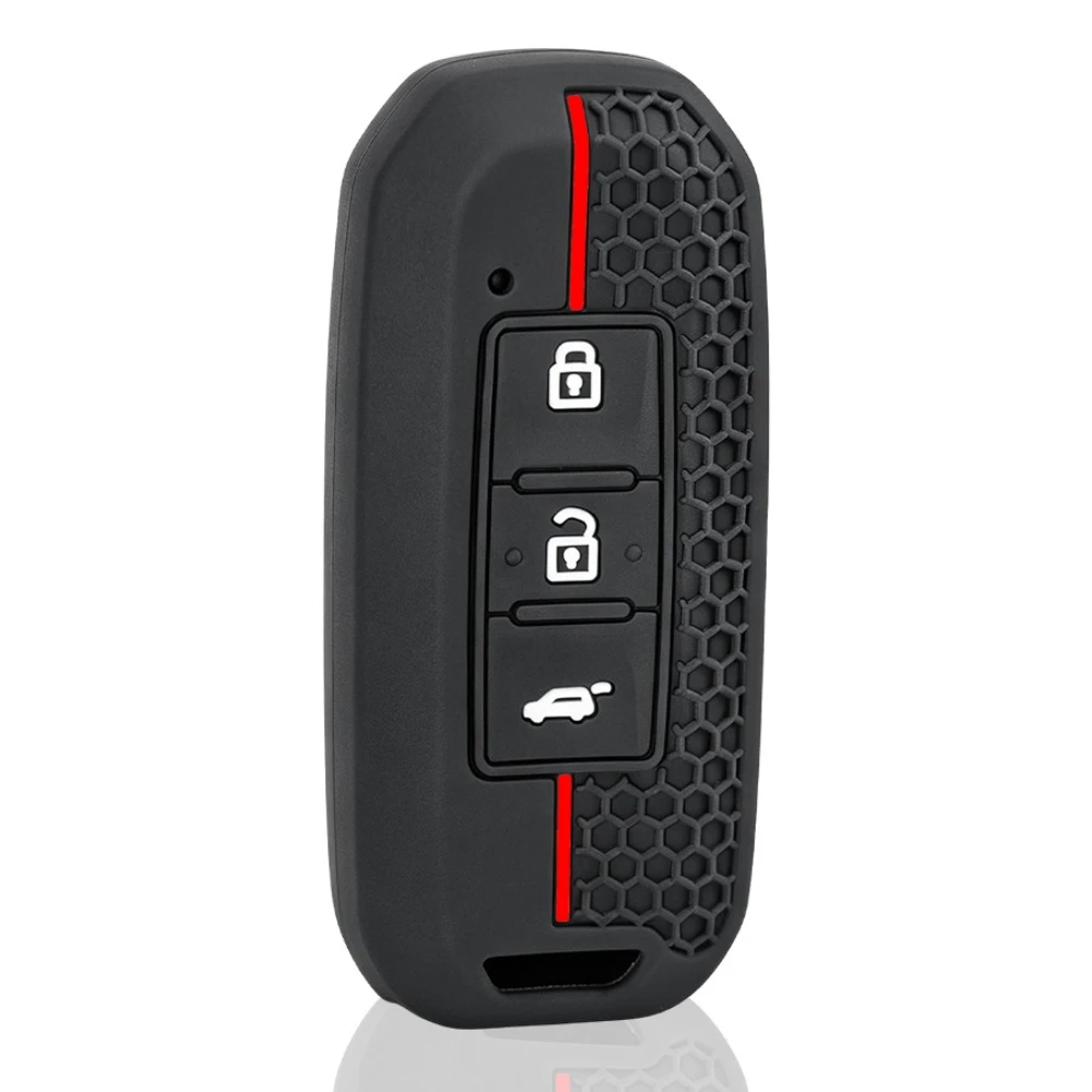 For Chevrolet Blazer Optra Turbo Hector Enjoy Captiva 3 Buttons Silicone Key Case Original Smart Remote Control Car Key Shell