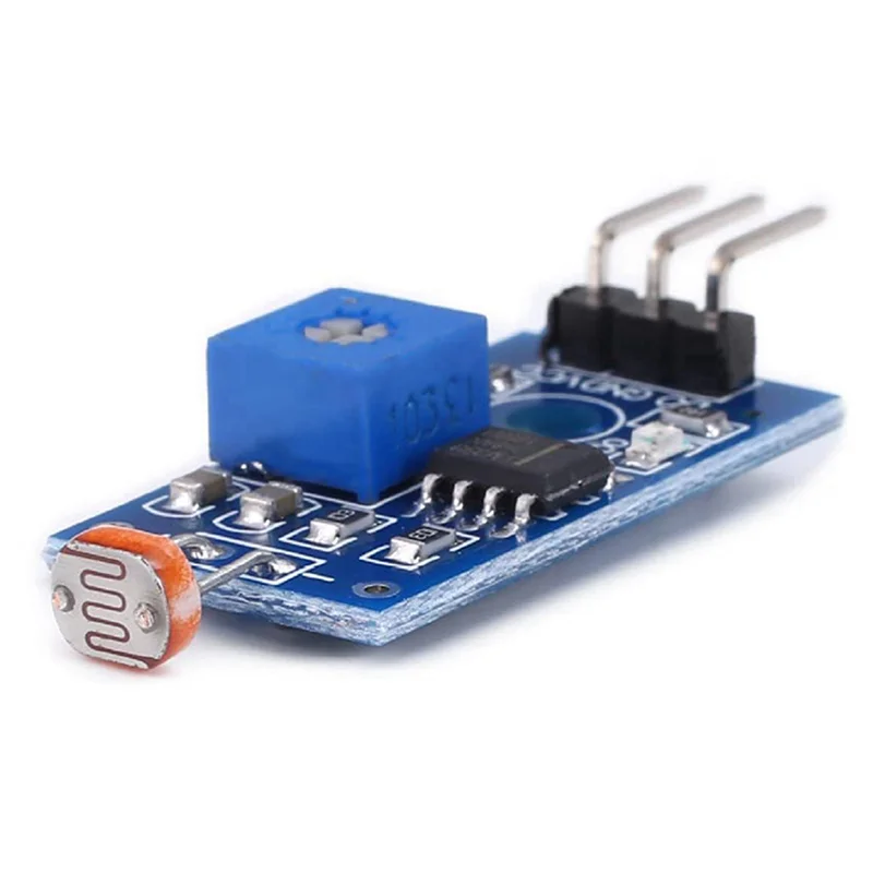 A7THK-2Set 5 مللي متر LDR وحدة استشعار حساس للضوء وحدة الاستشعار كشف الضوء الرقمي LM393 3 دبابيس لاردوينو