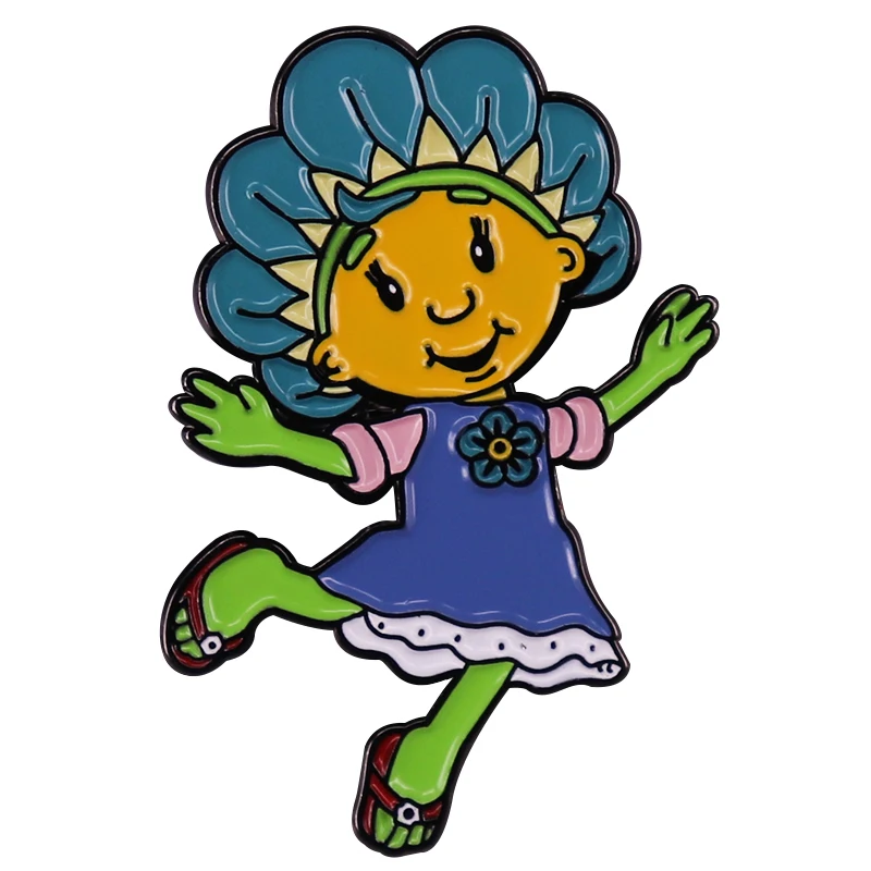 Fifi and the Flowertots Enamel Pin Fantasy Game Lapel Pin Children's Gift Accessories