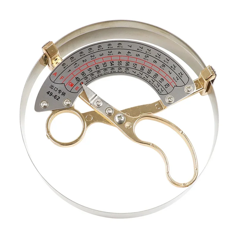 

Measuring cap circumference tool: Adult children's stainless steel measuring cap ruler, extra large number of caps, inner