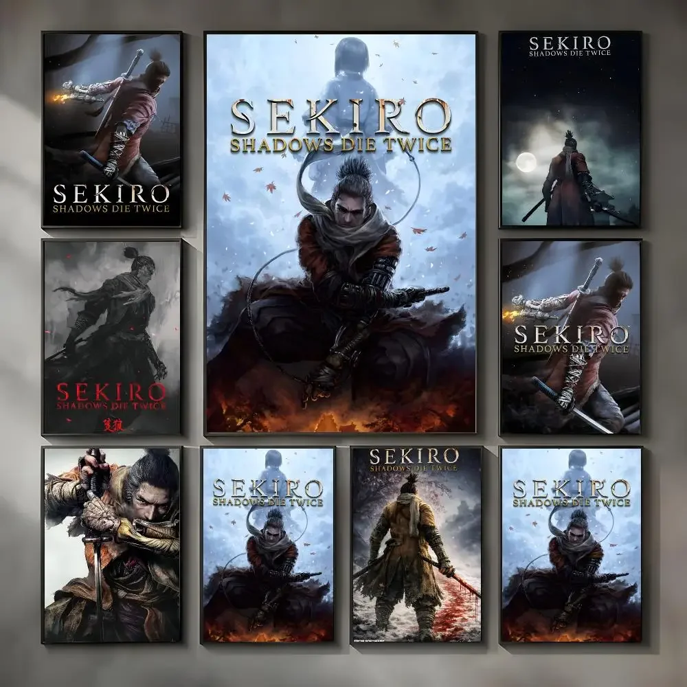 Action game Sekiro Shadows Die Twice Poster Modern Interior Wall Decor & Trendy Home Highlights