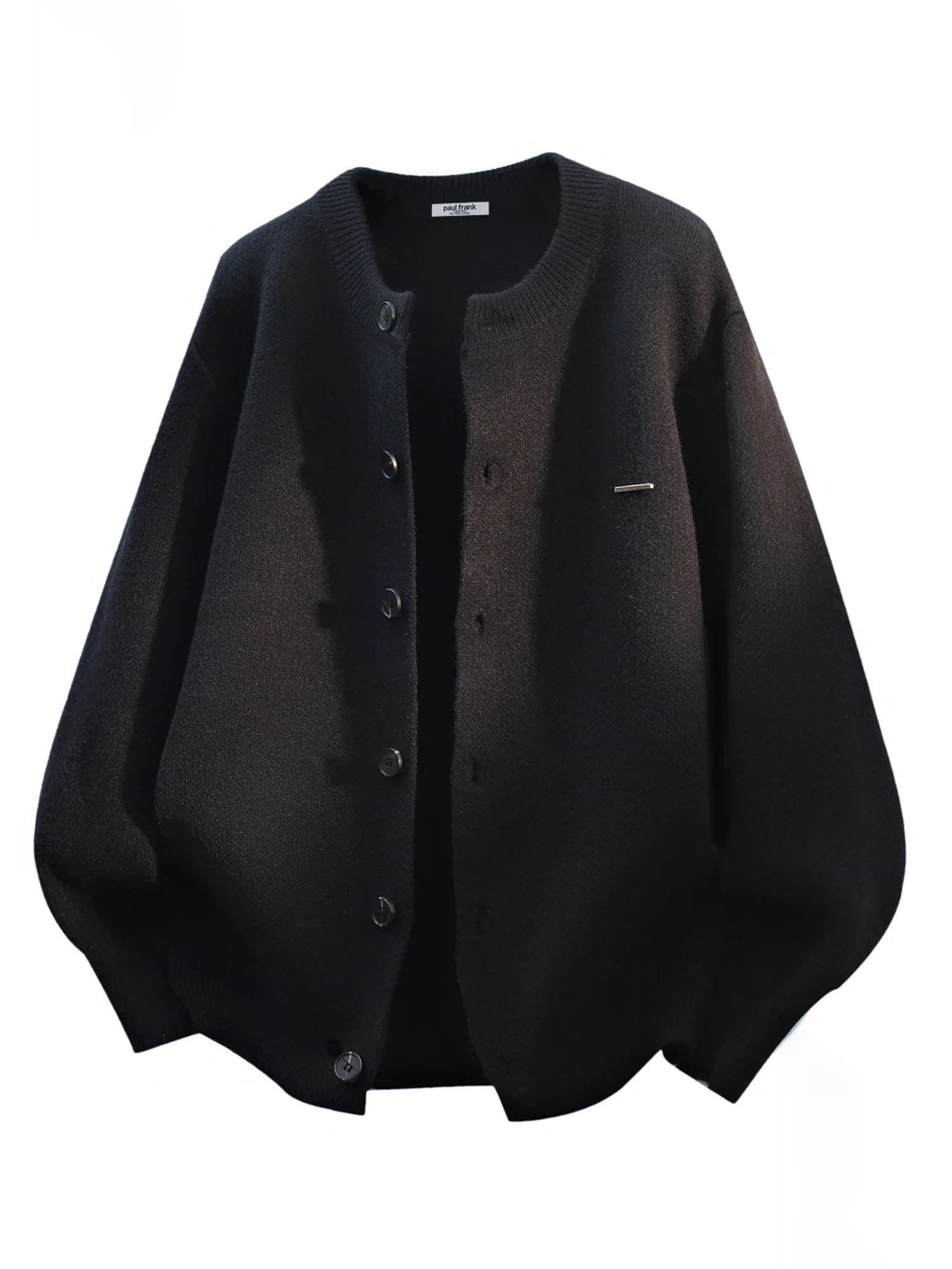 

Мужской вязаный кардиган Paul Frank Bla Open, повседневный теплый свитер на зиму, с принтом обезьяны, новинка 2025, комфортный свободный крой