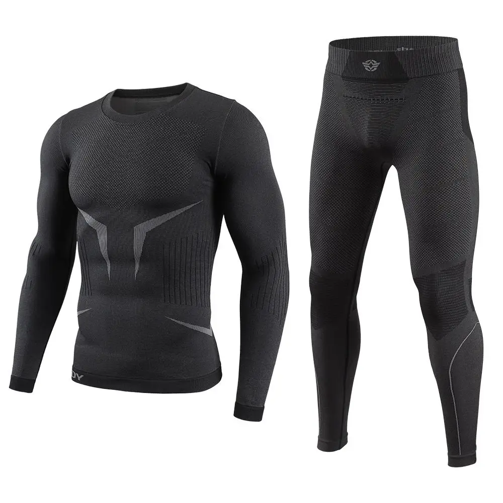 Original Seamless Sports Underwear, Ski Running Fitness Pants Set, Compression Clothing Moisture Wicking and Sweating Tight