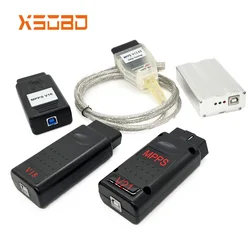 MPPS ECU Chip Tuning V21 V18 With Breakout Tricore Cable ECU Flasher Mpps V16  SMPS V13 edc16 Metal