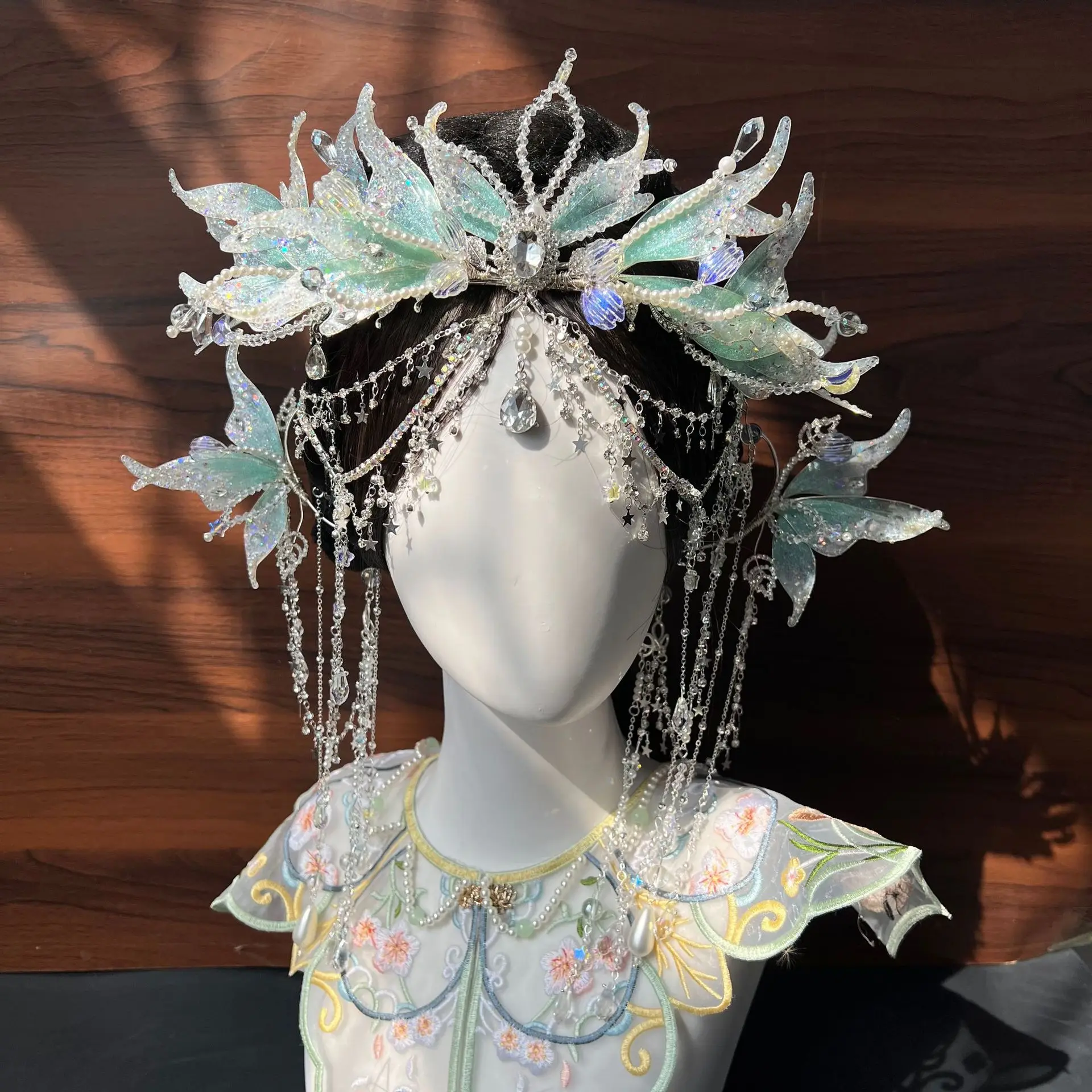 

Western Tuinga Photo Beautiful Hair Styling Formal Dress Accessories Ancient Costume Han Chinese Clothing Headdress
