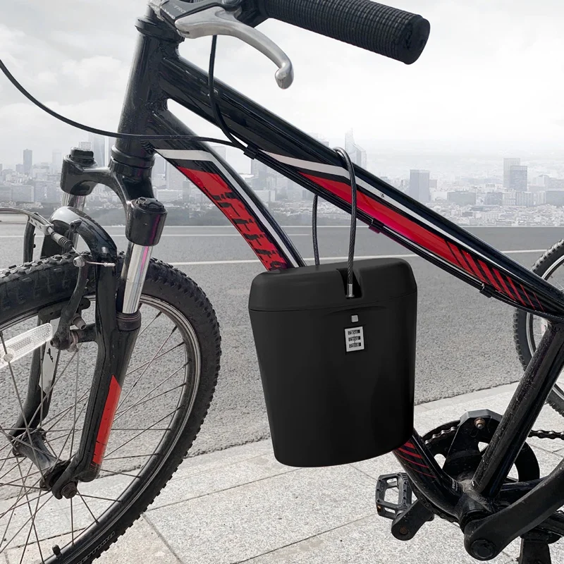 Top Deals Portable Safe Case 3-Digit Combination Lock With Rope Outdoor Camp Hiking Sports  Security Storage Box