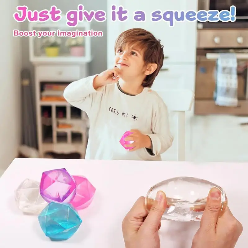 

Squeeze Toys Ball Squeezy Antistress Toy Balls Soft Hand Grip Pressure Cube Toys Fun Squeeze Toys For Mental Clarity For Men