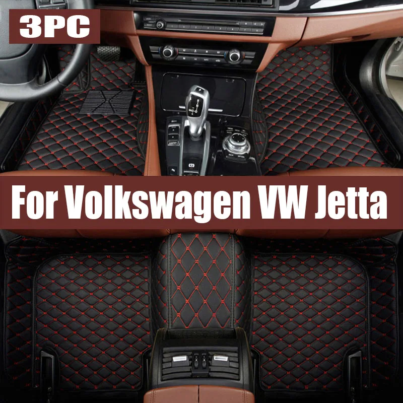 

Floor Mat for Volkswagen VW Jetta A6 Vento MK6 2011~2018 Waterproof Foot TPE Liner Carpet Interior Pad Custom Cover trunk mat