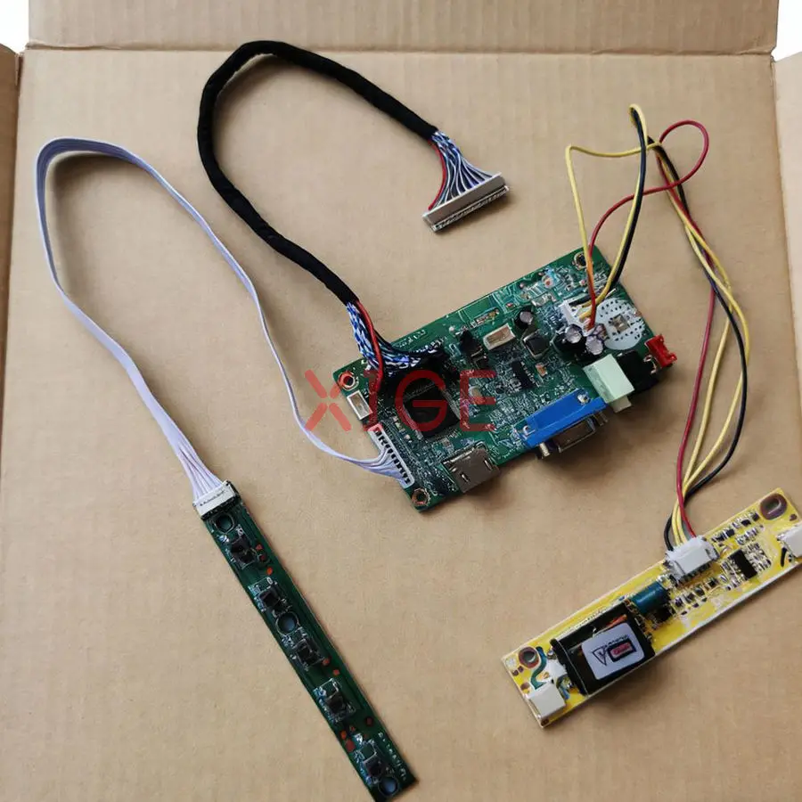 

For LP150X12 QD15XL11 B150XN05 QD15XL15 LCD Display Drive Controller Board Kit DIY VGA+HDMI 2-CCFL 30 Pin LVDS 1024x768 1024*768