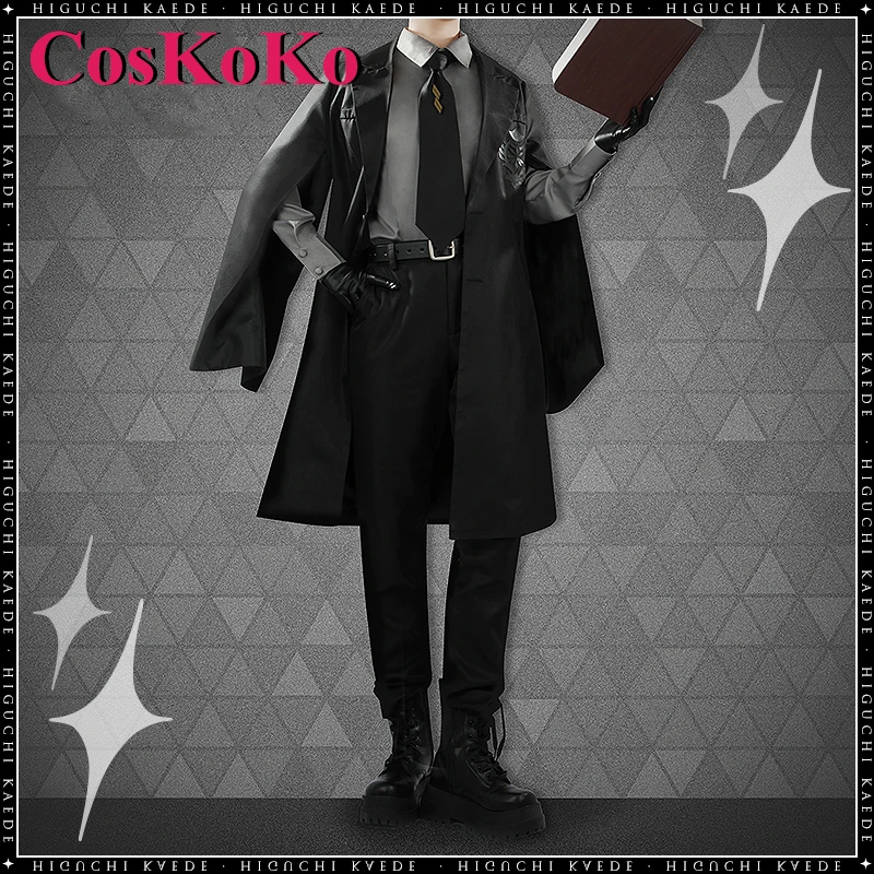 【Customized】CosKoKo Kanakana/Knkn Cosplay Anime VTuber Costume Fashion Handsome Uniforms Halloween Party Role Play Clothing New