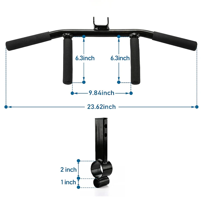 Fitness Landmine Handle T-bar Barbell Deadlift Workout Attachment For 25mm 50mm Barbell Bar Home Gym Fitness Training Multi Grip