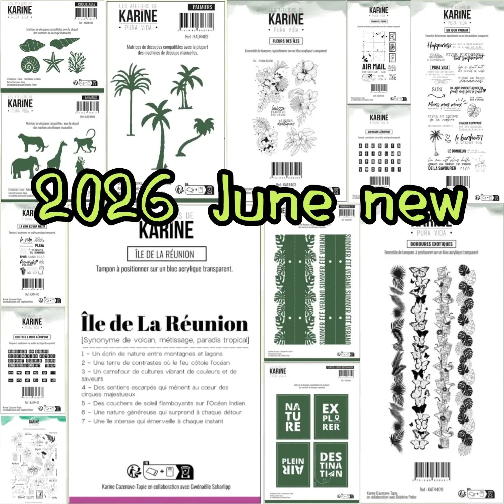 2026 NEUE Metall-Stanzformen mit Tier- und Muschelmotiven für DIY-Scrapbooking, Bastelarbeiten, Fotoalben, Vorlagen und handgemachte Dekorationen