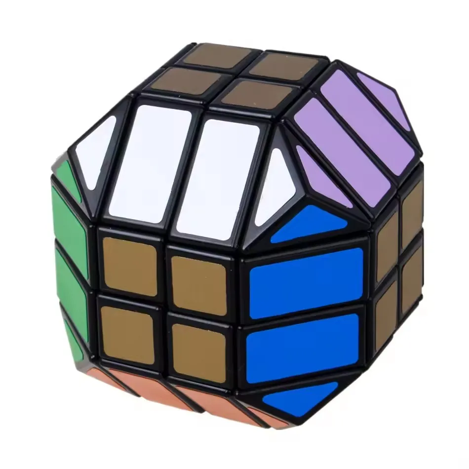 Lanlan Super Mask CaneBall cubo magico 4x4x4 Puzzle di velocità a forma di palla Super Mask Cube Giocattolo educativo Cubo magico professionale