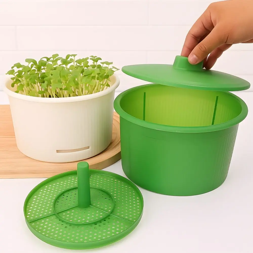 

Stackable Bean Sprout Nursery Pots Split Ventilated Plant Seeding Boxes Efficient Soilless Cultivation Pot