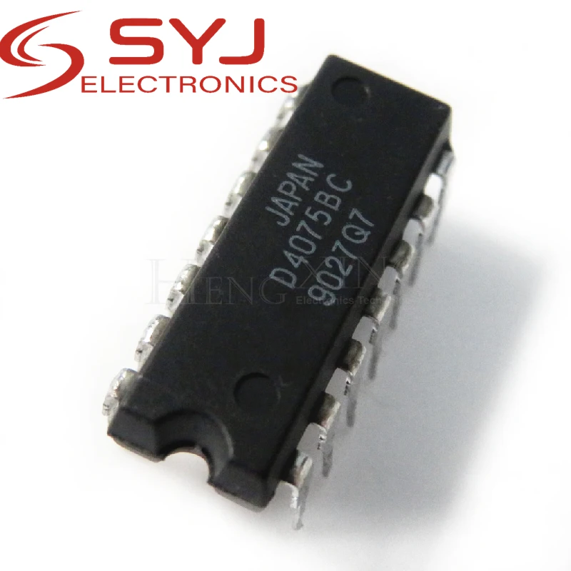 5pcs/lot CD4075 CD4075BE HEF4075B HCF4075B DIP CMOS 3 3-input OR gate original Product In Stock