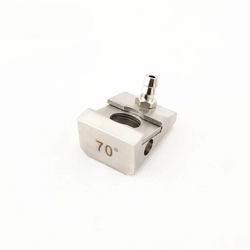 70/65/60 Degree TOFD Alloy Wedge Ultrasonic Flaw Detector Probe Oblique Block for Weld Detection