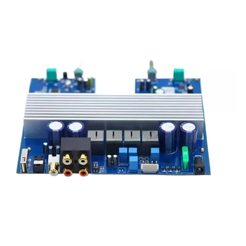 TPA3255 digital power amplifier board 300W + 300W fiber coaxial Bluetooth 5.0 remote control function USB audio power amplifier