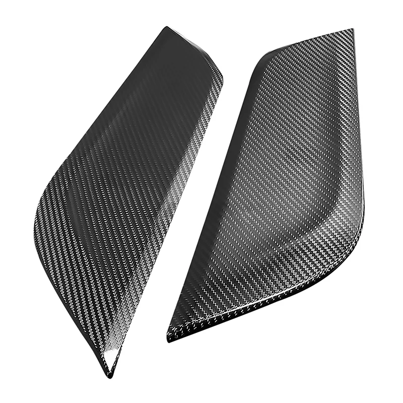 

1 Pair Car Side Center Console Trim Panel Cover for Ford Mustang 2015-2017 Carbon Fiber Door Panels Decorative Frame Sticker