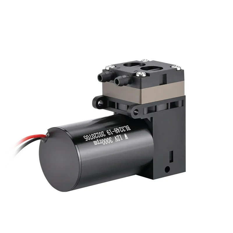 Brushless 2Bar 3LPM Mini Air Compressor 12V/24V Micro Piston Air Pump With 8000H Lifetime