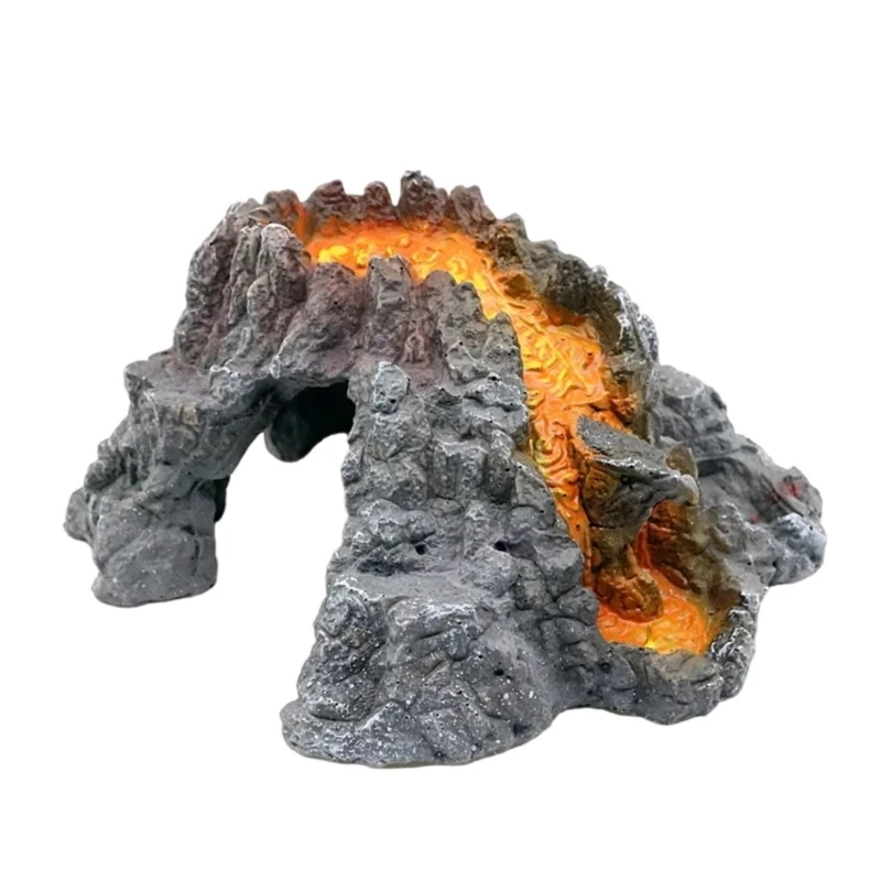 

Aquariums Resin Decoration Rock Cave Landscaping Shelter Turtles Basking Platform