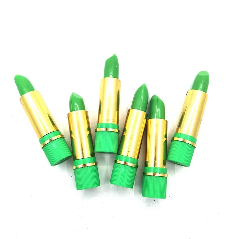 6PCS/Box Lipstick Dark Green Magic Lipgloss Lipstick Long Lasting Waterproof Butterfly Lip Tint Cosmetics Makeup