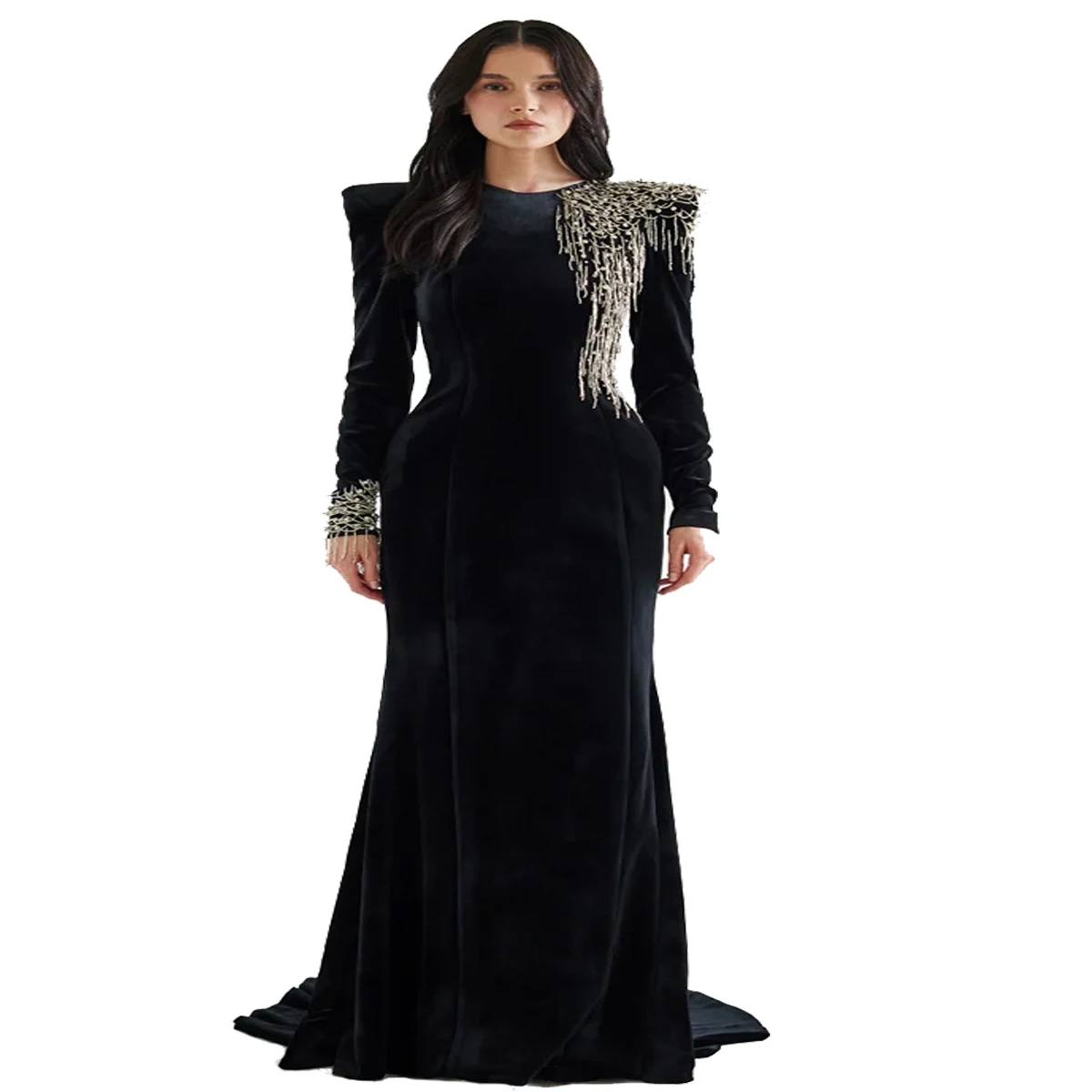 

Luxury 2025 Long Sleeve Birthday Dress legant Women's Summer Dresses Clothing Party Evening Dress Long Dress Party Midest Wear