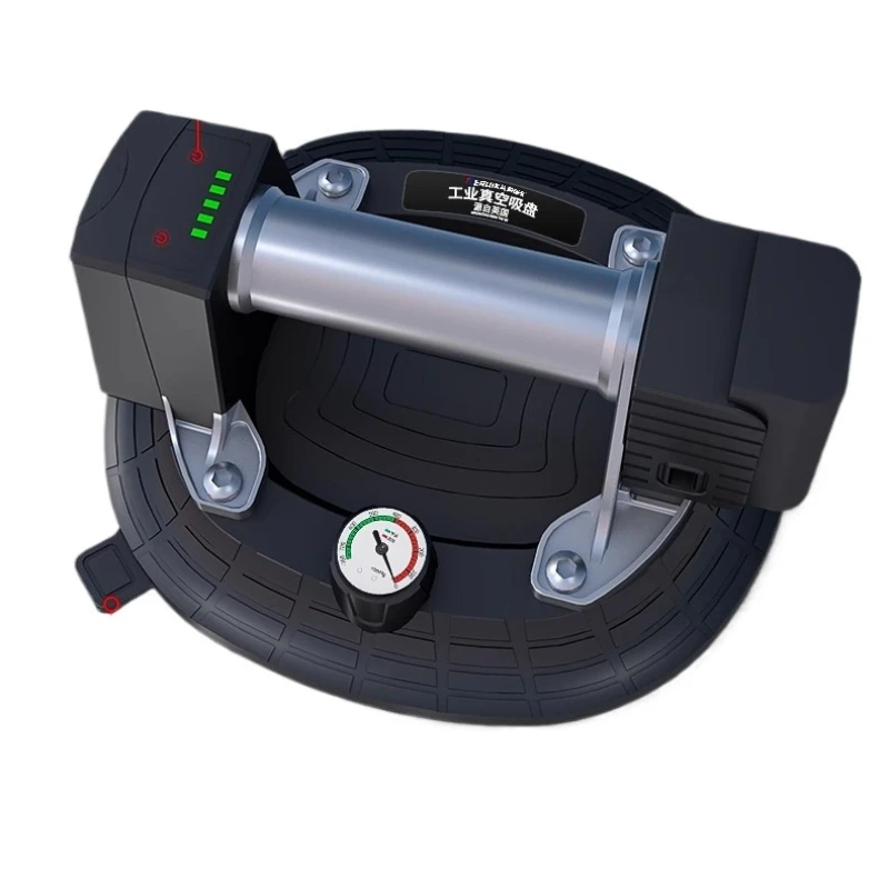 Электрическая вакуумная стеклянная присоска с цифровым дисплеем, сильная фиксированная потолочная присоска