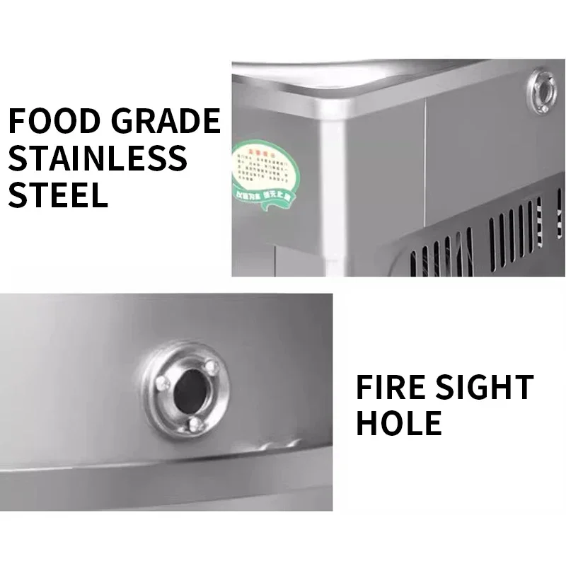 Kommerzielle Edelstahl-Kuchenmaschine mit großem Rast, doppelseitig, beheizte Küchengeräte, Restaurant, Snackbar, Pfannkuchenmaschine