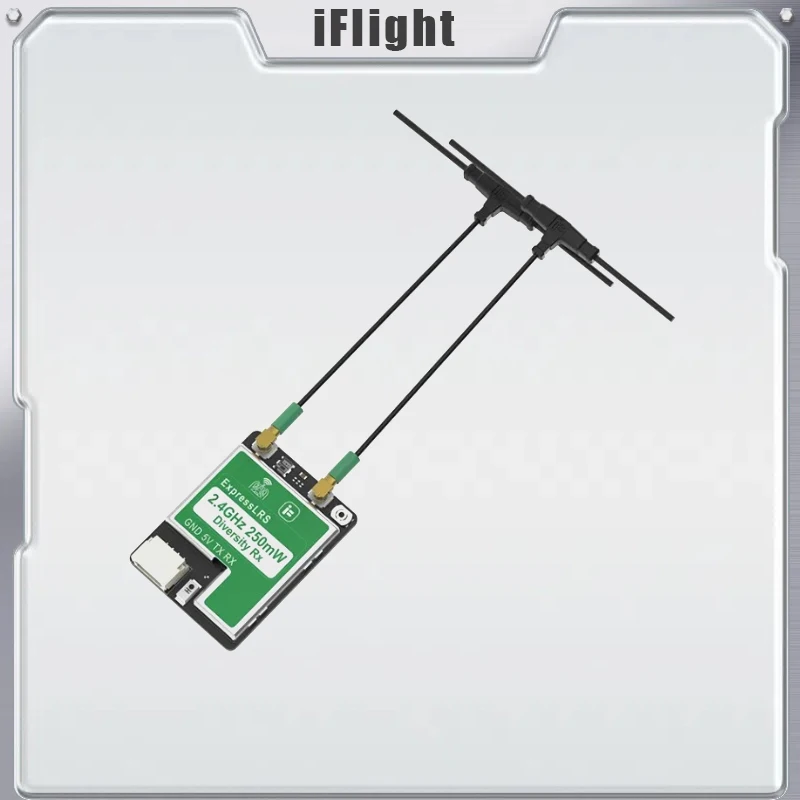 iFlight ExpressLRS ELRS 900MHz 500mW Diversity Receiver ELRS True Diversity RX / ELRS 2.4GHz 250mW True Diversity RX for FPV