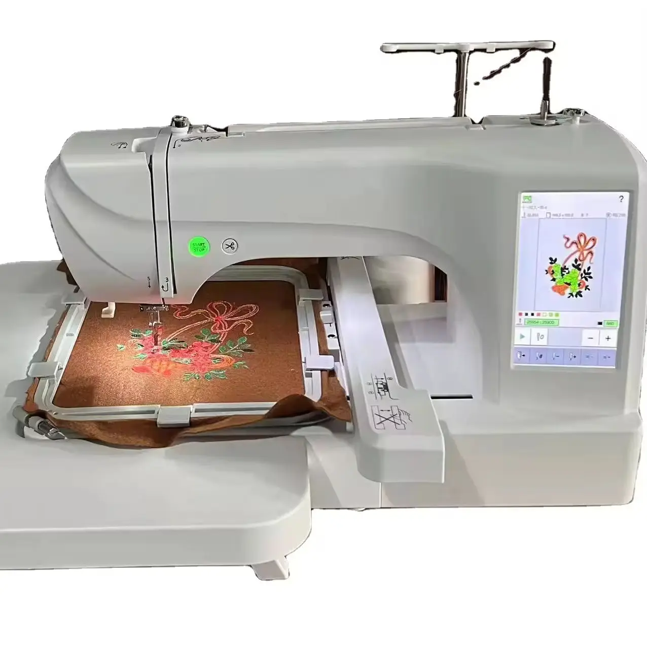 

Household Mini Portable Electric Sewing Machine for Garment with Light Ideal for Crafting and Mending Embroidery Function