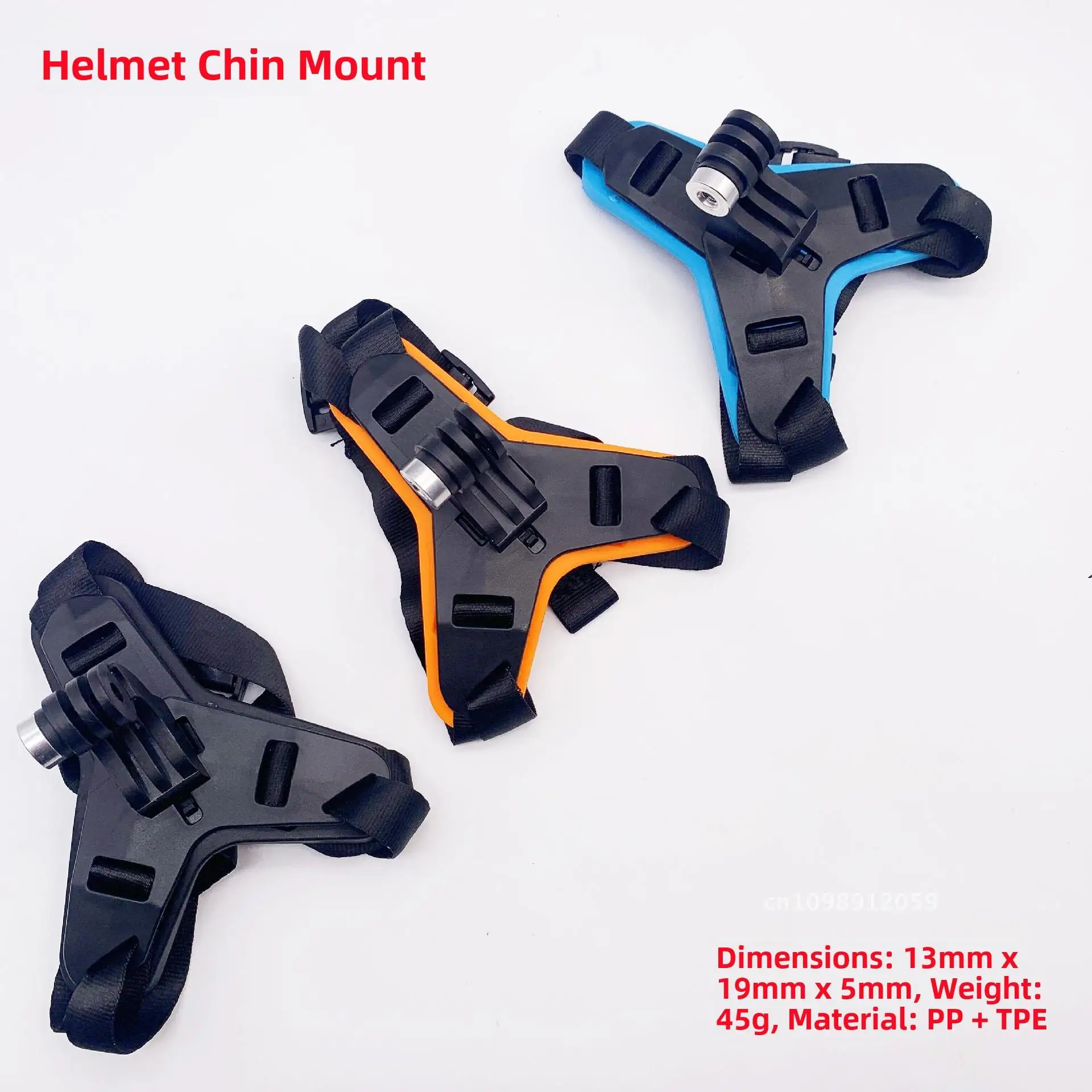

Universal For Gopro Motorcycle Helmet Strap Chin Bracket Off-Road Sports Camera Accessory Regular Style Screw Included