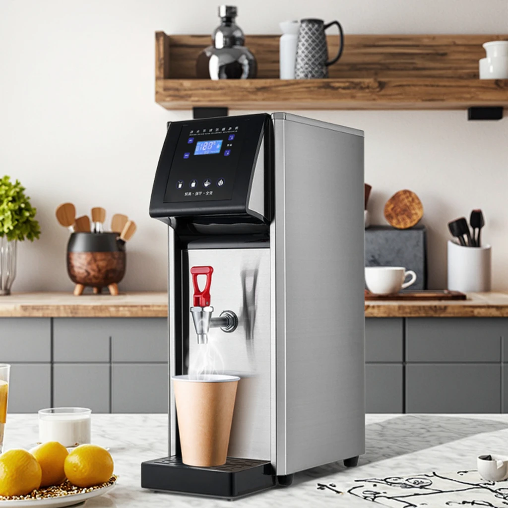 20L Stainless Steel Electric Water Dispenser, Dry Boil Protection, Smart Commercial and Household Use, Hot Water Heater, Desktop