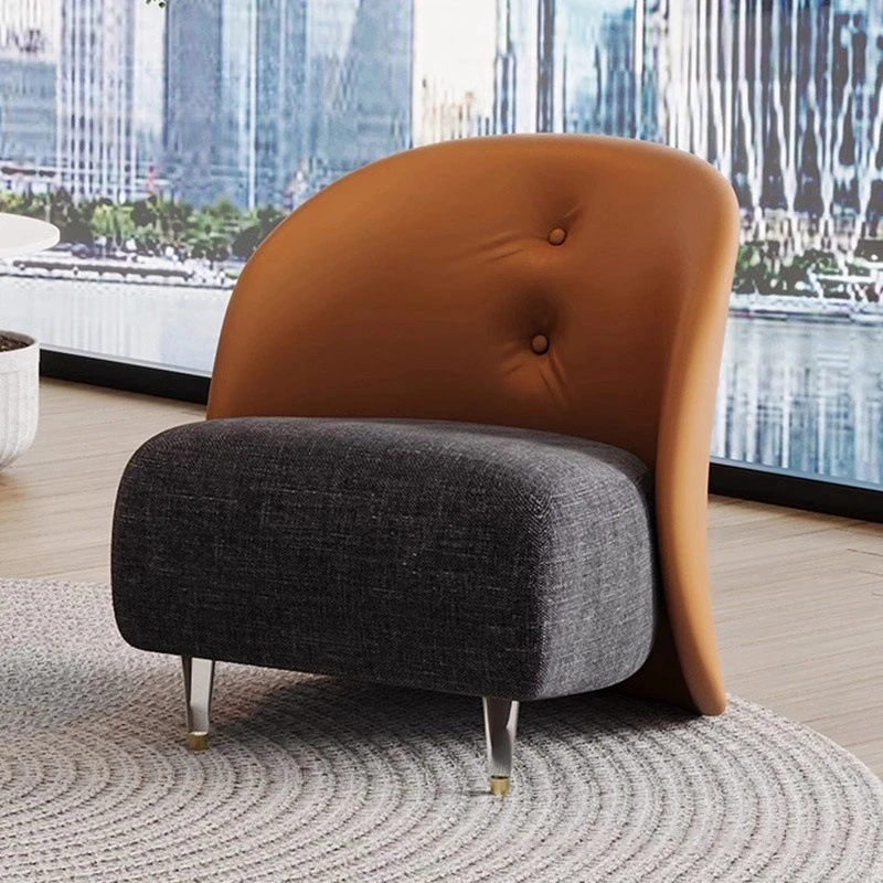 For Single Sofa Chair, Living Room, Beauty Salon, Lounge Area, Reception and Negotiation, Light Luxury Leisure Chair