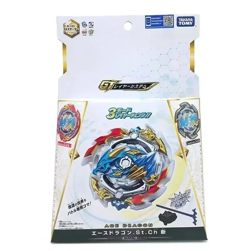 

Takara Tomy Bey GT B-133 DX Starter Ace Dragon. КАРТА-ИГРА St.Ch ZAN BLADE