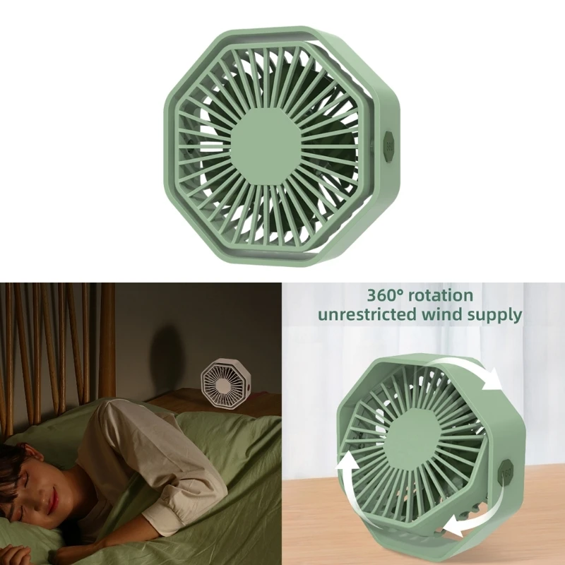 Small Personal USB Desk Fan 3 Speeds Portable Desktop Table Cooling Fan Powered USB Strong Wind Quiet Operation Drop Shipping