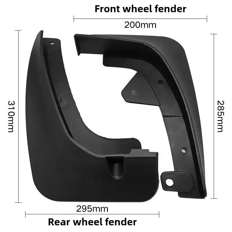 For Mazda CX-3 2016~2018 Car Mud Flap Front Rear Wheel 4pcs/Set Soft TPE Mudguard Splash Guards Fender External Accessories