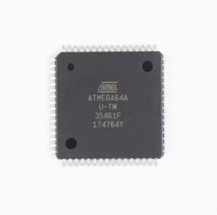 1pcs Original Genuine SMT ATMEGA64A-AU Chip 8-bit Microcontroller 64K Flash TQFP-64