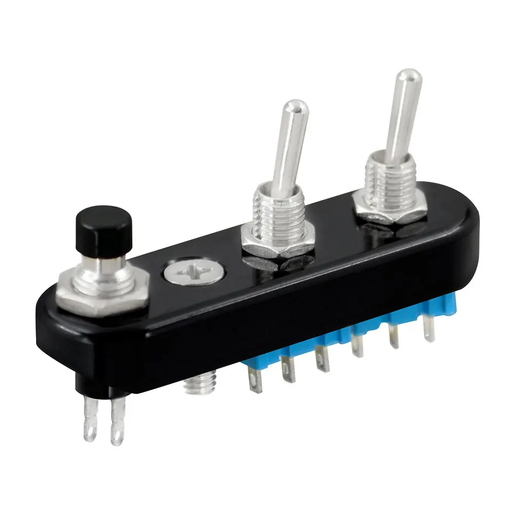 Handlebar Switch Motorcycle Switch Electrical System Control Black Electroplating Gold Robust Aluminum Construction