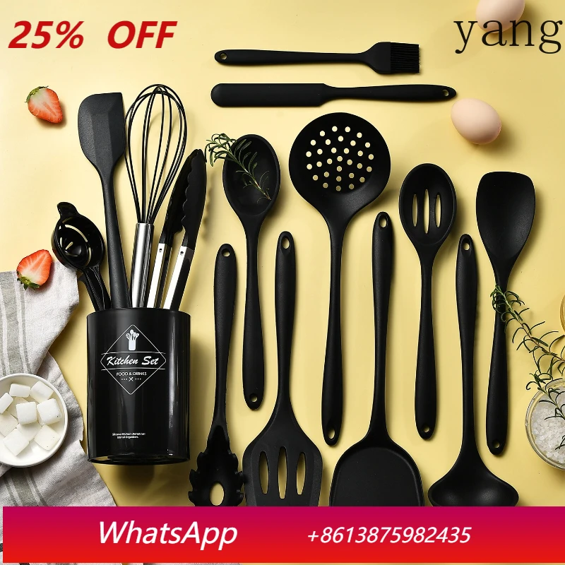 LMM non-stick pan silicone spatula spoon kitchen tools cooking spoon set